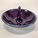 Handmade Ceramic Jewelry Ring Holder in Purple