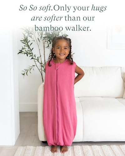 Image of PurComfy Supersoft Toddler Sleep Sack with Feet 1.0 TOG Premium Bamboo Viscose Sleep Bag Walker with Legs 12-18-24-2t-4t-5t