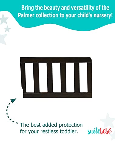 Image of Suite Bebe Palmer Toddler Guard Rail, Espresso