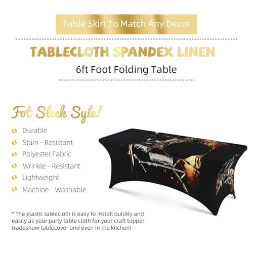 Nappe extensible de qualité supérieure et protection de table universelle stretch - 5