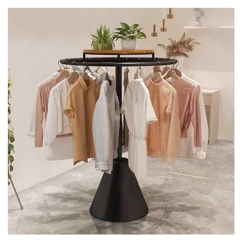 Penderie circulaire rotative pour optimiser le rangement des petits espaces