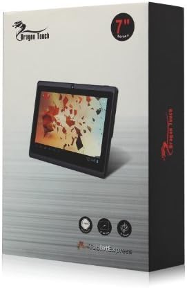 Dragon Touch 7'' inch Black Dual Core Y88 Google Android 4.3 Tablet PC, Dual Camera, HD 1024x600, Google Play Pre-load, HDMI, 3D Game Supported (enhanced version of A13) [By TabletExpress]