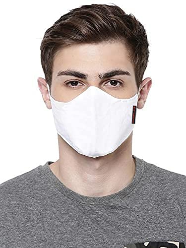 RJ Craze® Premium White Face Mask, 100% Cotton Cloth Double Layer(Regular Size, Pack of 9) (B091MC1YKM) Amazon Price History, Amazon Price Tracker