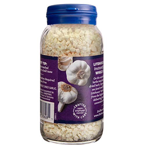 Litehouse Freeze Dried Garlic - Garlic, Substitute for Fresh Garlic & Minced Garlic, Jar Equal to 45 Garlic Cloves, Garlic Flakes, Garlic Freeze Dried, Non-GMO, Gluten-Free - 1.58 Ounce, 3-Pack - Thumbnail 4
