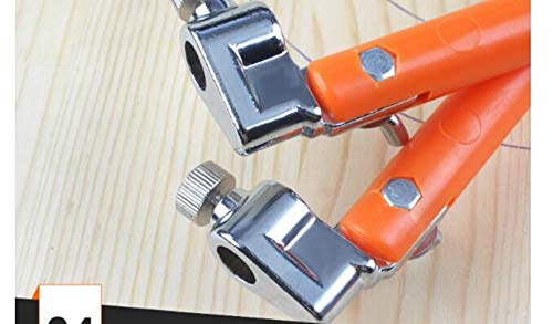 Professional Scribe Compass Stainless Steel Decoration Drawing Professional Woodworking Compass Pencil Marking Compass Circle Maker Scriber Compass For Geometry (Large) #TOP5