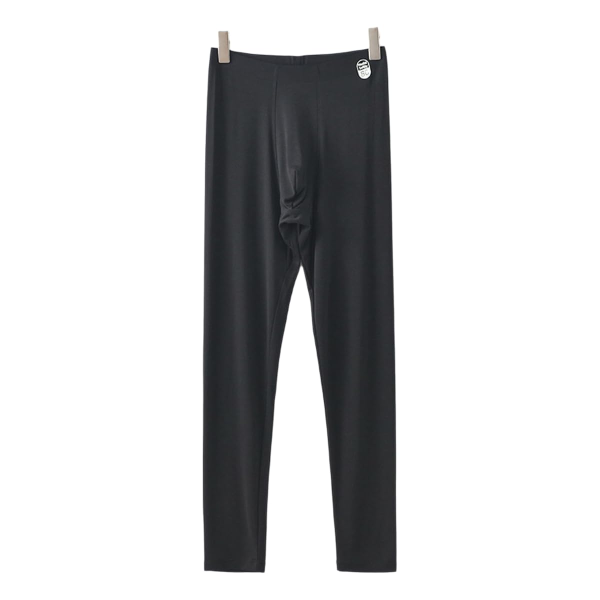 Calzamaglia Termica Autumn da Uomo E Inverno Caldo Long Johns Strato Sottile Senza Soluzione di continuità-Nero-XXXL