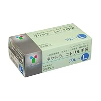 Amazon.co.jp: [竹虎] タケトラ ニトリル手袋 ブルー SSサイズ 200枚入