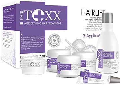 HairToxx Made in Brazil – Luxury Botoxx Set Professional Hair Shampoo for Damaged Hair – Made up of Brazilian Acai and Hyaluronic Acid - Shampoo + Mask + Serum – 3 Applications (140ml)