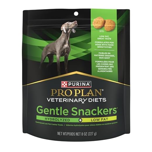 Purina Pro Plan Veterinary Diets Gentle Snackers Hydrolyzed Plus Low Fat Dog Treats - 8 oz. Pouch
