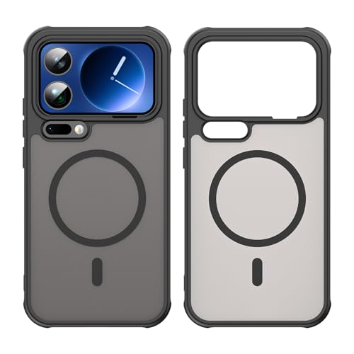 Image of Compatible with Xiaomi 17 Pro Max Case Cover,Compatible with MagSafe,Anti-Fall,Compatible with Xiaomi 17 Pro Max 5G 2509FPN0BC Cell Protective Phone Case Black