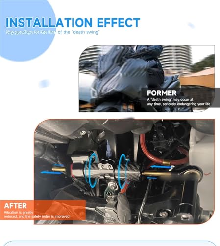 Accessoires montage choc direction Forza 350 kit support amortisseur