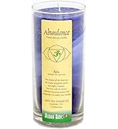 Premium Scented Hand Made Chakra Energy Jar | 11 Oz Jar Candle | Abundance, Ajna| Yoga, Prayer &amp; ...