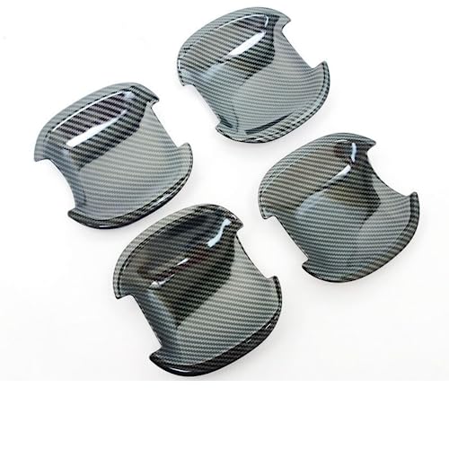 Accesorios de estilo para KIA Rio 3: molduras decorativas de manija en negro brillante
