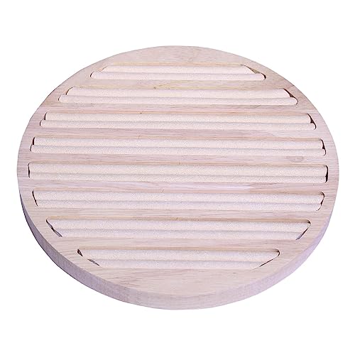 Aosekaa Bandeja de exibição de joias Colar placa organizadora Prateleira de joias Mesa de exibição p
