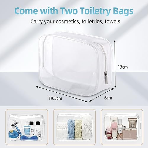 Large Travel Duffel Bag, Sports Tote Gym Bag, Shoulder Weekender Overnight Bag for Women with Wet Pocke(Blue)3