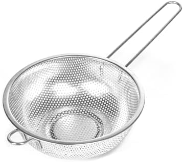 Metal Fine Mesh Strainer and Colander for Kitchen with Handle, St...