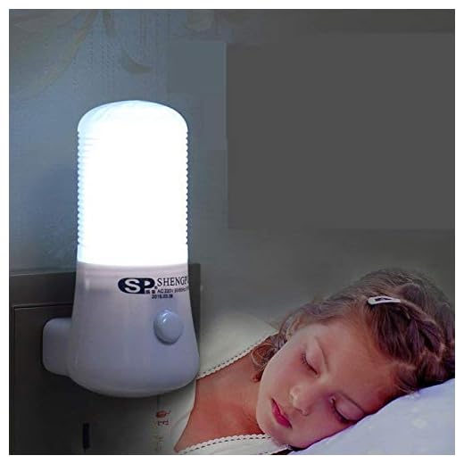 Nattlampa 1 st LED mini nattlampa sänglampa för barn baby sovrum vägguttag lampa heminredning lampa