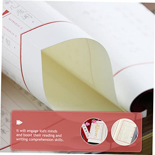 Generic 2 Pçs Uma Caneta Vermelha Mansões Escrevendo Pasta De Trabalho Chinesa Papel De Mão Personag