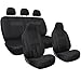 OxGord 10 Piece Seat Cover Set for Car, Truck, SUV, Van, Pickup (Black, Mesh)