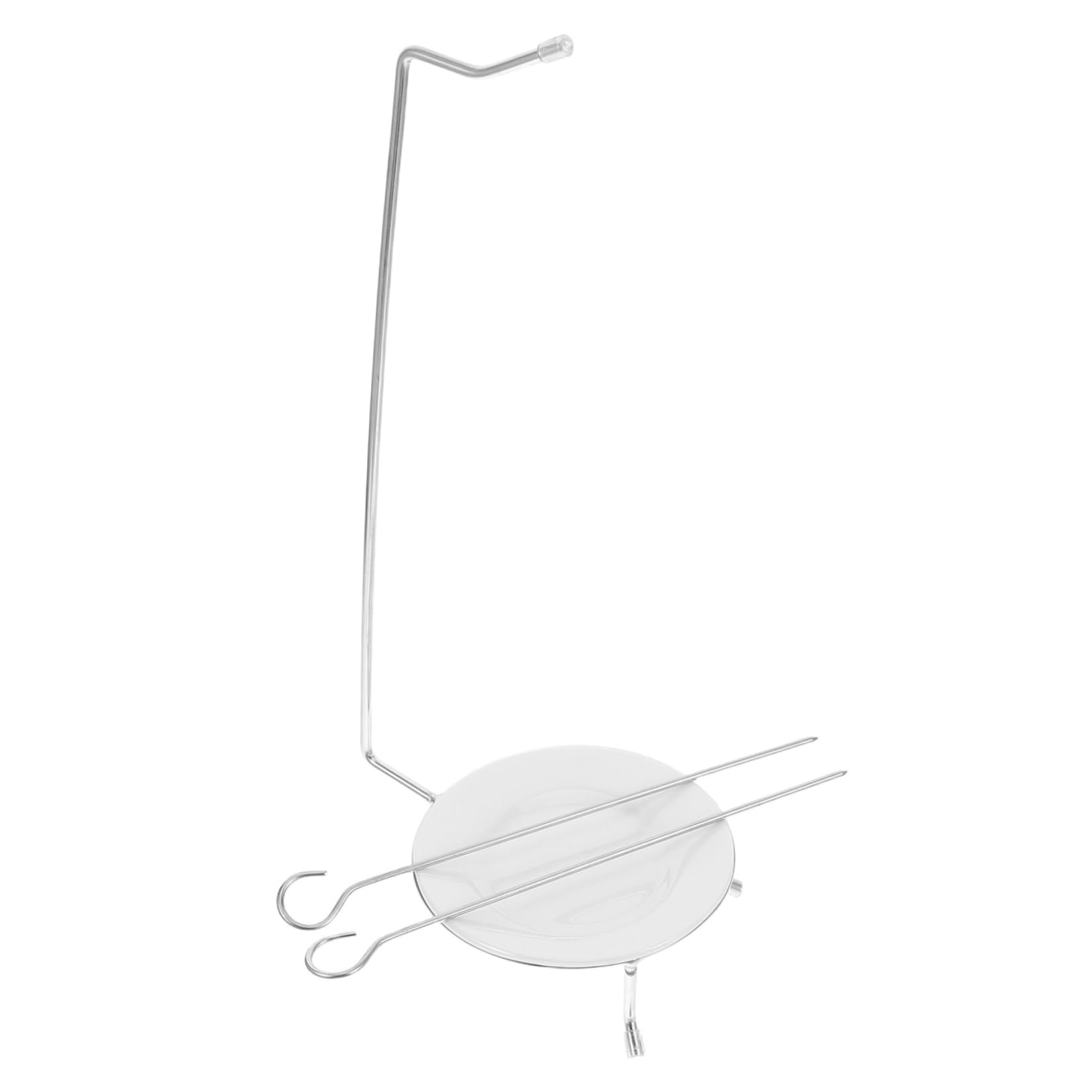 1juego Soporte De Acero Inoxidable para Brochetas Rejilla para Asar y Colgar Kabobs para Camping y Picnics Fácil De Limpiar y Duradero