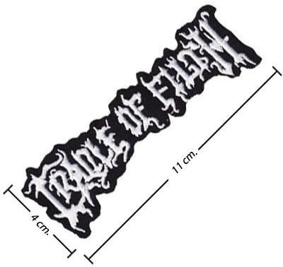 3pcs Cradle of Filth Music Band Logo I Embroidered Iron on Patches