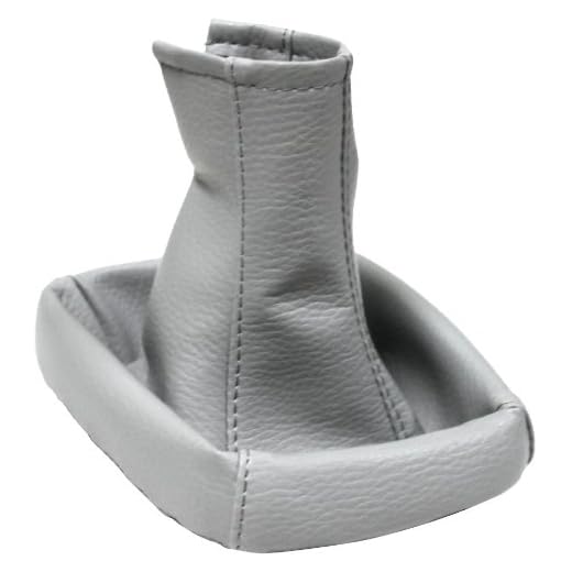AERZETIX: Funda para palanca de cambios en piel sintetica gris claro