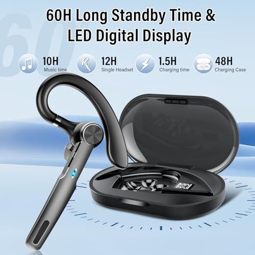 Bluetooth Headset manos libres inalámbrico Over Ear miniatura 3