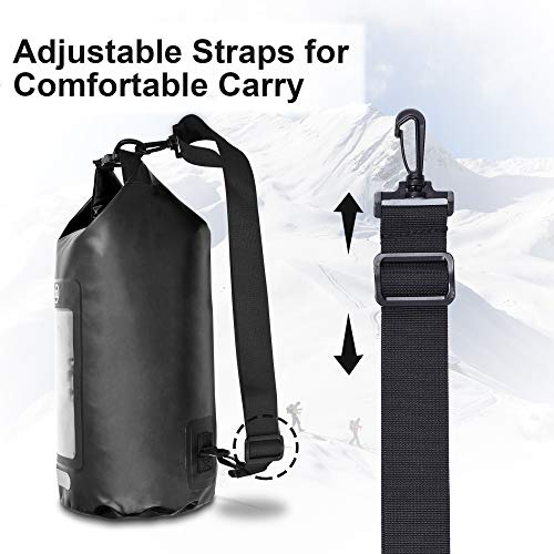 image for PACEARTH Snow Splash Proof Dry Bag, 10L 20L 30L Dry Storage Bag Backpa