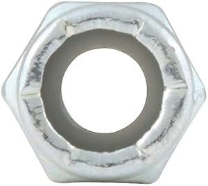 Allstar ALL16010-10 Sechskantmutter mit Nyloneinsatz, 10 Stück