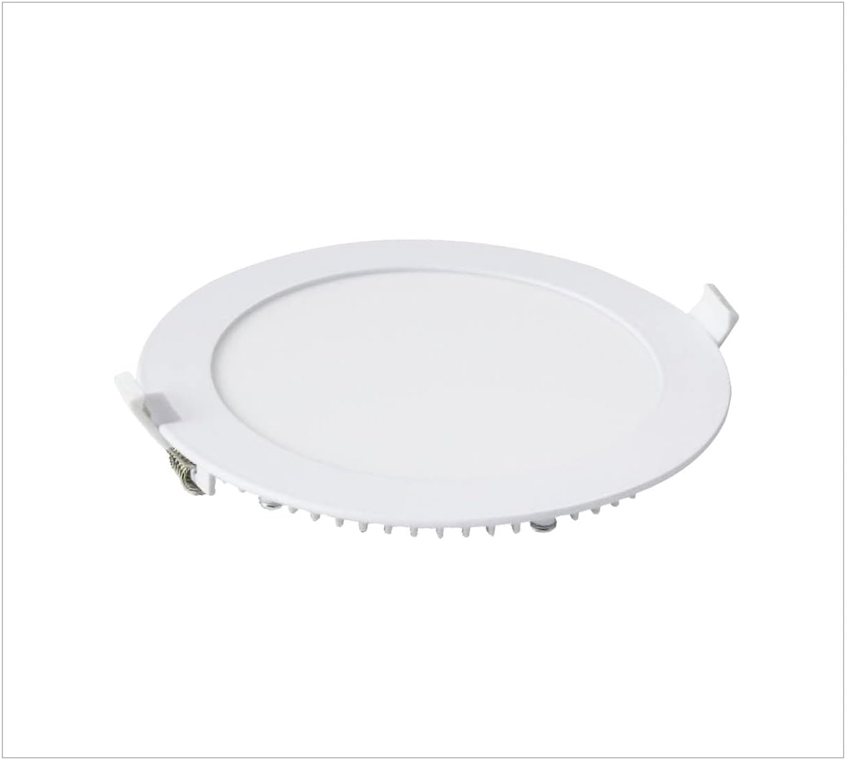Jupiter 1 Pack, Downlight 8 Inch, 18W, 3000k Warm White IP20 - Ultra-thin Led Power Saving Aluminium Recessed Round Panel For Living Room Bedroom Office
