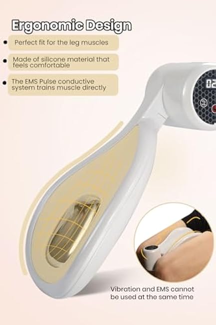 Thigh Master Thigh Exerciser ,Inner Thigh Exerciser with EMS,EMS Muscle Stimulator for Inner Thigh,kegel Exerciser Pelvic Floor Muscle,Enhanced Resistance Hip and Pelvis Trainer for Women Home Gym