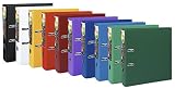 Exacompta - réf. 53374E - Carton de 10 classeurs à levier A4 MAXI Prem'Touch -Dos de 80 mm - Mécanique 80 mm-Dimensions extérieures : 32 x 30 x 8 cm - Format à classer A4 Maxi - 10 couleurs assorties