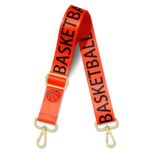Image of NVENF Game Day Purse Strap Replacement Baseball Basketball Soccer Golf Crossbody Shoulder Bag Straps for Stadium Clear Purse (Style B)