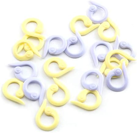 Stitch Marker Ring 20Pcs Small Counter Stitch Markers Clip Knitting Tools Crochet Locking Sewing