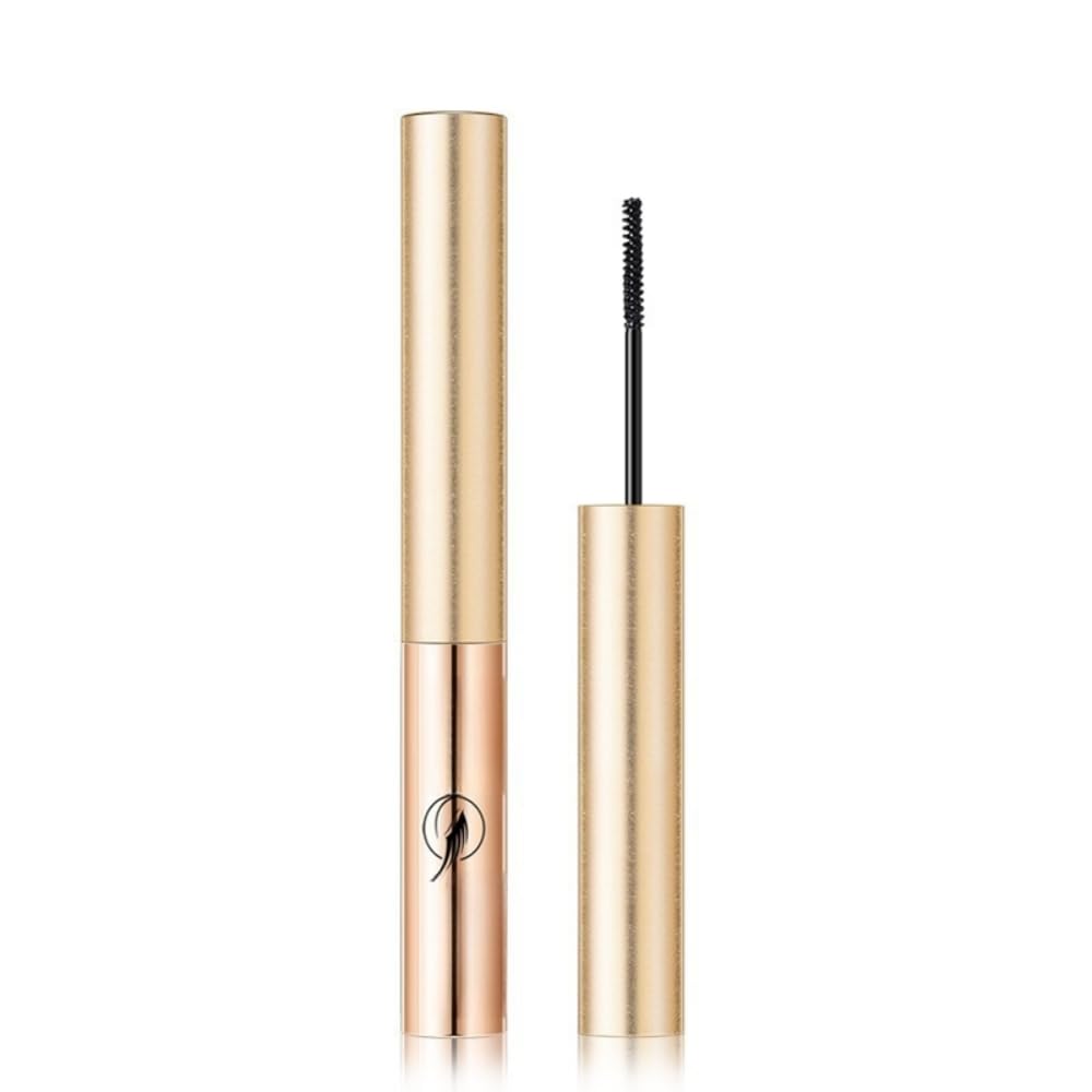 Black Waterproof Mascara for Volume and Length, Ultra-Precise Brush for Tiny and Lower Eyelashes, Natural Defining Curling Long-Lasting Eyelashes,Clump-Resistant, Smudge-Proof 1PCS