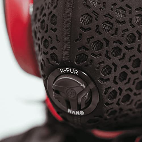 R-Pur - Nano Light Hexagone Motorcycle Half Face Mask - Anti-Pollution Filtered Mask - Breathable - Anti-Fog - Filter Included #TOP7