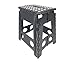 thesecrethome.es - Taburete Plegable Multiusos - Escalera Antideslizante Altillo para Cocina o Baño - Reposapiés para Niños - Gran Variedad de Tamaños y Colores - Negro (Alto.39 cm x Largo.29cm)