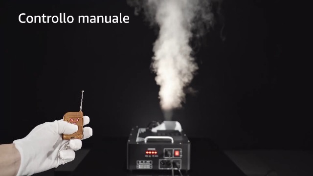 Macchina Del Fumo Portatile 500W Con LED RGB E Telecomando: Effetti Speciali Per Feste E DJ!