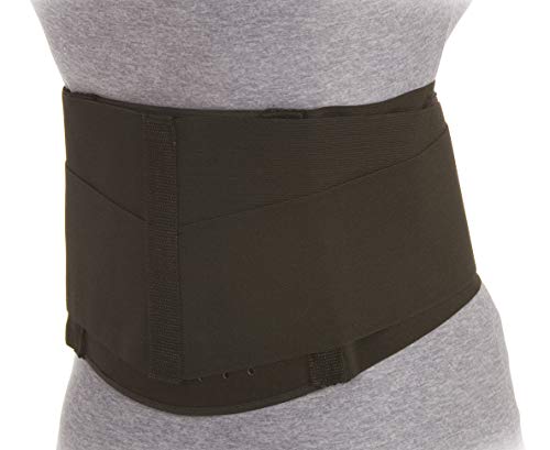 United Ortho 55009 Elastic Back Support, Black, X-Large