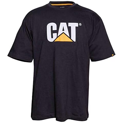 CAT Men's Short Sleeve Logo T-Shirt Cover
