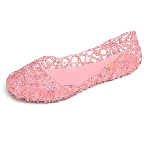 Image of Dear Time Women Flat Heel Summer Beach Jelly Shoes