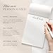 Personalized Notepad for Women or Girls w/Lowercase Custom Name, Simple Personalized Stationery Notebook, To Do List, Memo Pad, Your Choice of Size, Sheet Count and Color - Graceful Pad