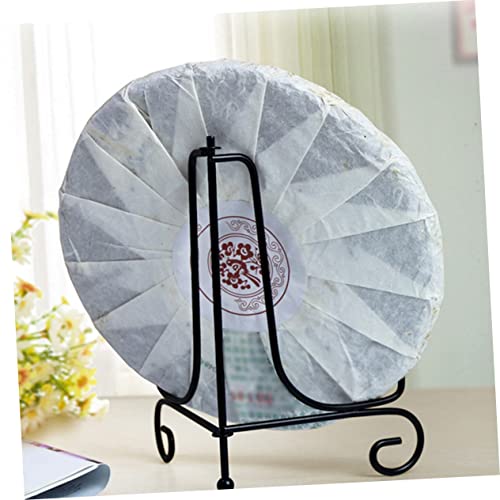 Housoutil 2 Peças De Ferro Forjado Porta-Retrato Porta-Retrato Pequeno Cavalete Suporte Placa Suport
