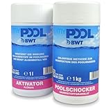 myPOOL Aktivsauerstoff Set - Granulat und Sauerstoff Aktivator - Chlorfreie Methode zur...