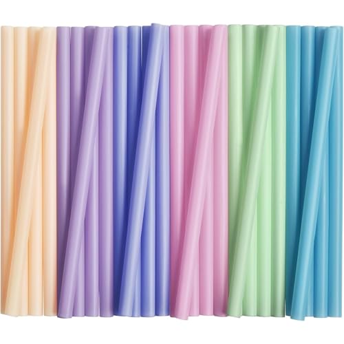 ALINK Jumbo Plastic Boba Straws, 1/2