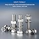 sourcing map 100 Stück Unterlegscheiben M6x18mmx1.5mm Flach Karosseriescheiben Edelstahl Beilagscheiben für Schrauben Bolzen