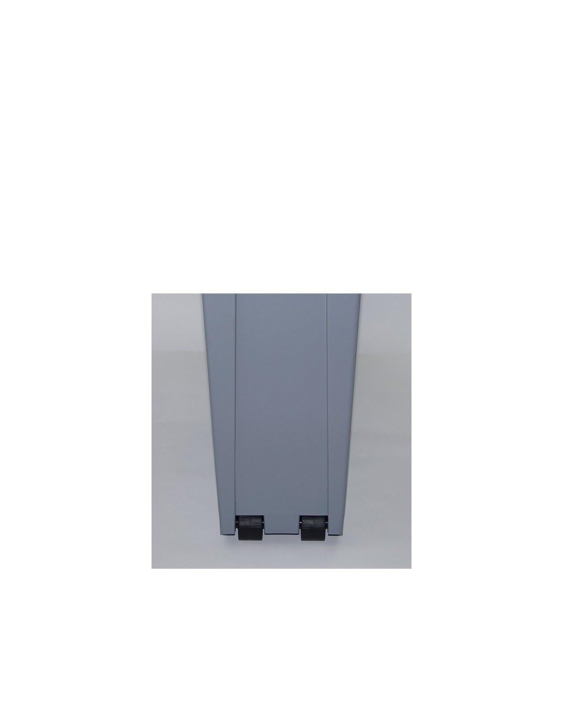 JARDIN202 - Contenedor de Residuos Zeus 65L Tapa Cerrada | Resistente, Apilable, Asa Ergonómica | Residuos Sanitarios y Comunidades | (TAPA AMARILLA)