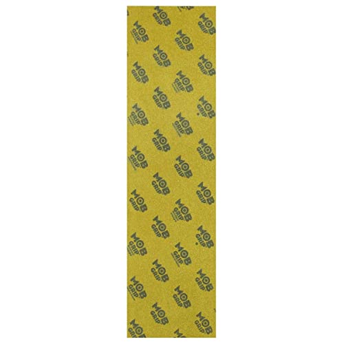 Mob Skateboard Griptape Clear Transparent Yellow 9" X 33" Grip Tape Sheet #TOP15