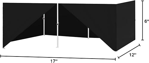 Miniatura 113 de Eurmax USA - Paredes con cierre completo para toldo desplegable de 10 x 15 pies, kit de 4 paredes solo (negro) Blanco,Verde bosque,Verde (Field