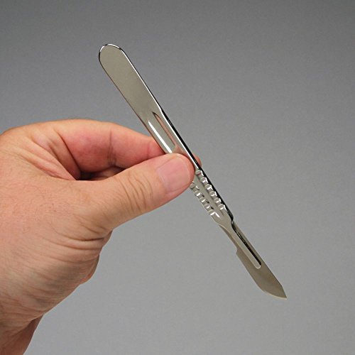 Surgeon's Scalpel, Chrome, No. 22 Blade Included, Uses Blades 2025